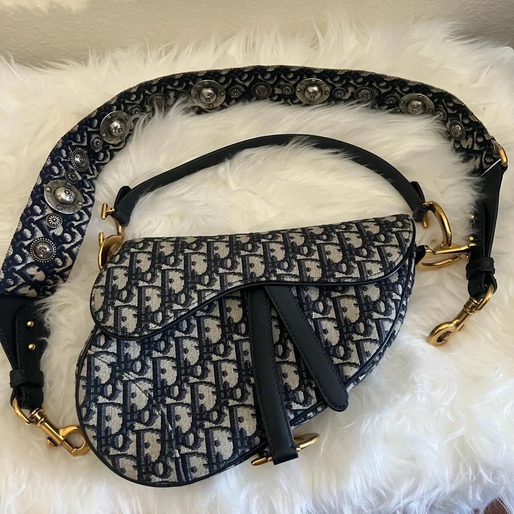Dior Saddle Bag Including Long Strap Set - Picture 1 of 6